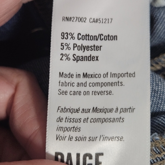 Paige Emmie Ankle high rise jeans sightseeing distressed size 24 - Picture 12 of 15